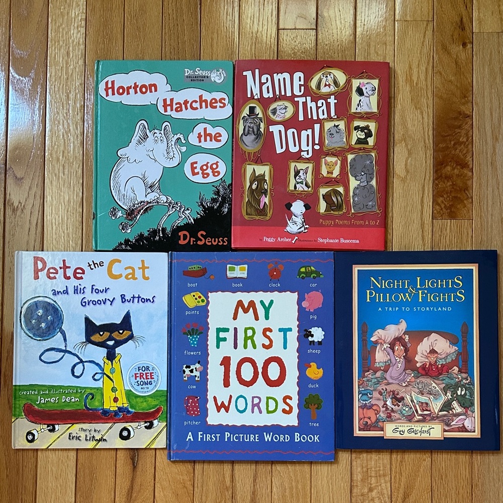 5 hardcover children’s books
